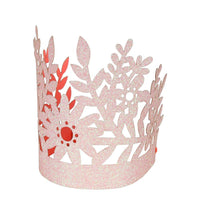 Thumbnail for Pink Glitter Party Crowns