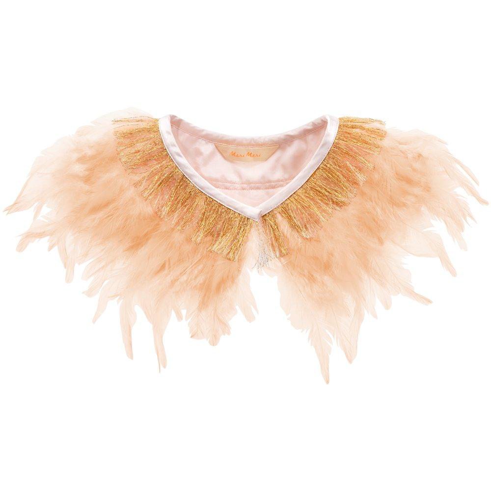 Meri Meri Peach Feather Capelet 198325