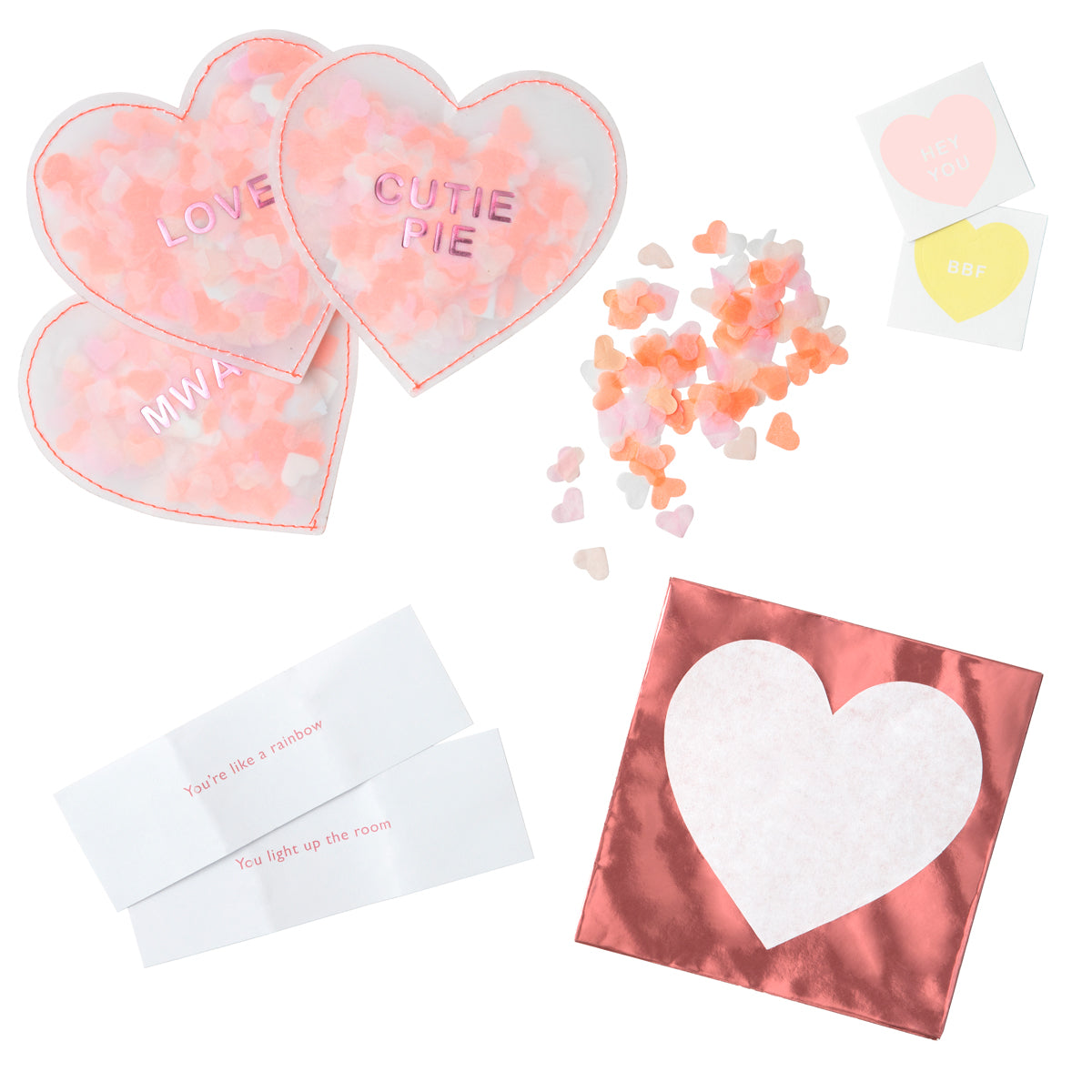 Meri Meri Love Heart Shaker Love Notes