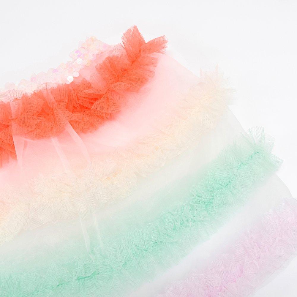 Meri meri Neon Tulle Ruffle Capelet