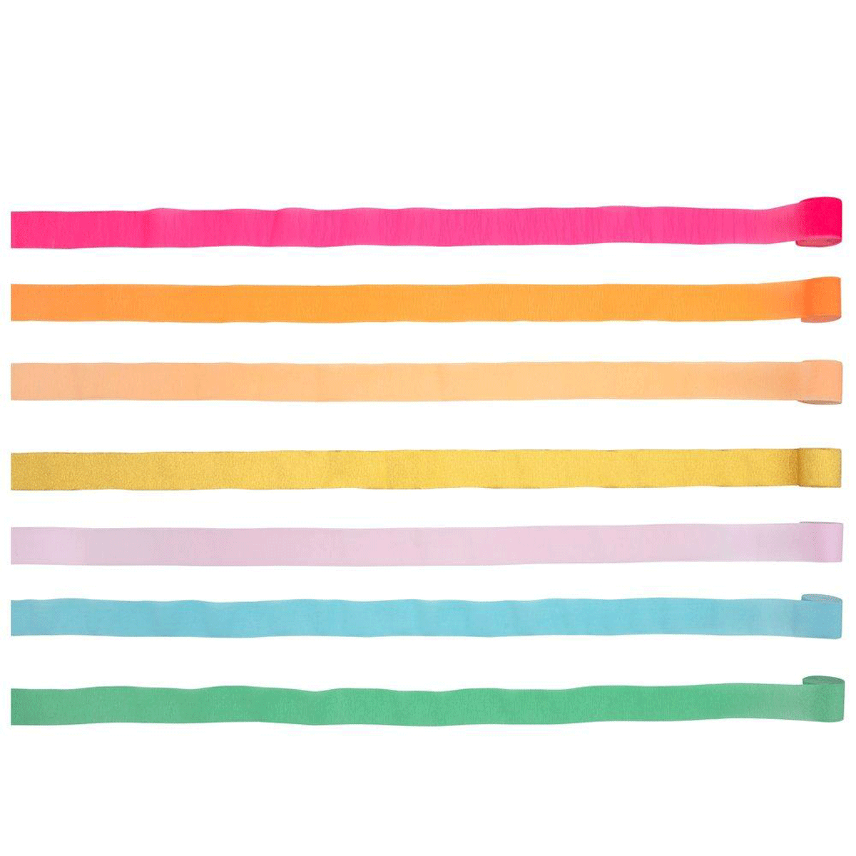 Bright Crepe Paper Streamers