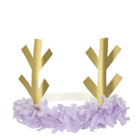 Thumbnail for Meri Meri Reindeer Fringe Antler Headbands