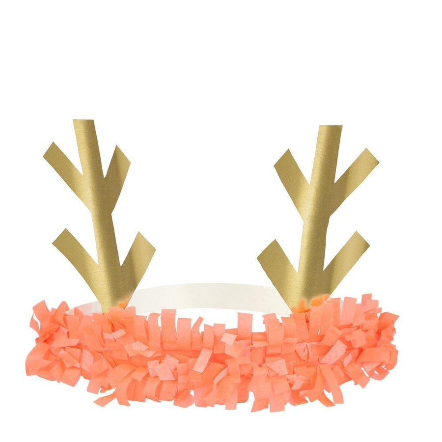 Meri Meri Reindeer Fringe Antler Headbands