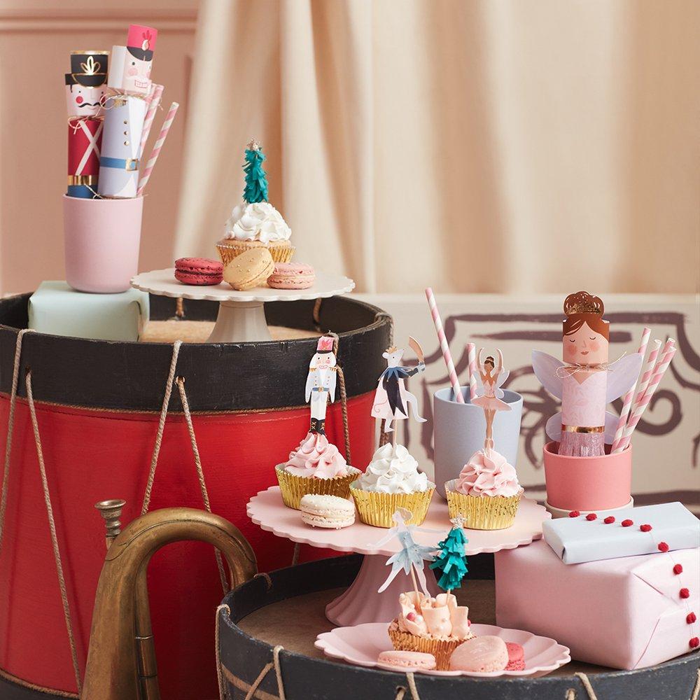 Meri Meri Nutcracker Cupcake Kit (set of 24 toppers)