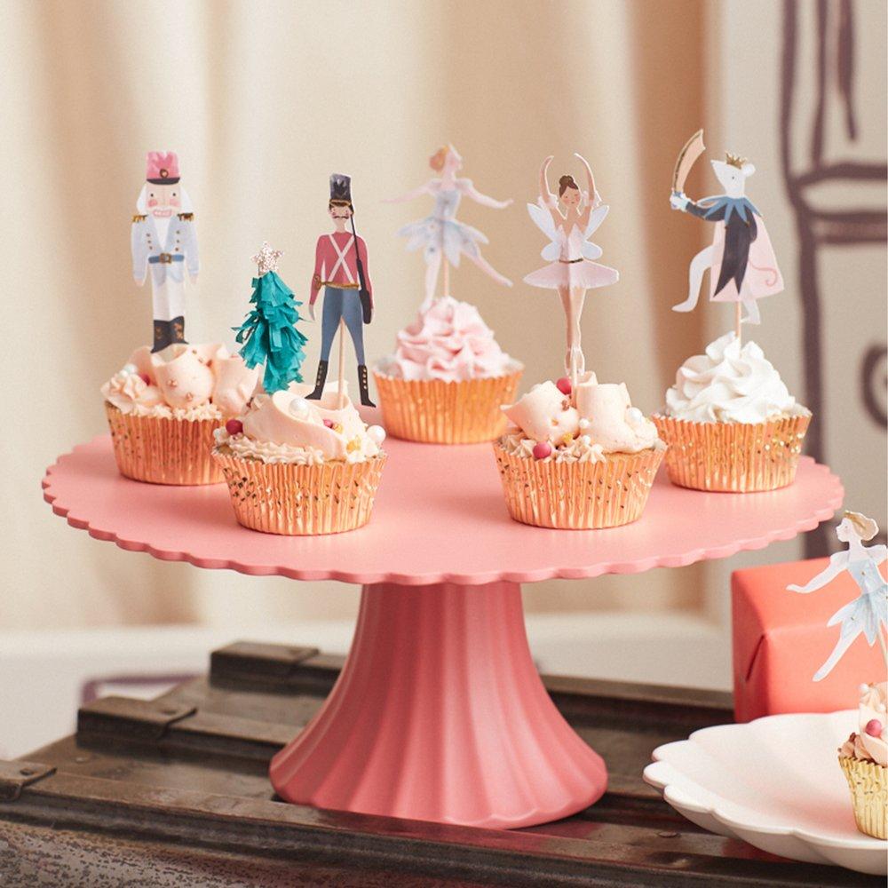 Meri Meri Nutcracker Cupcake Kit (set of 24 toppers)