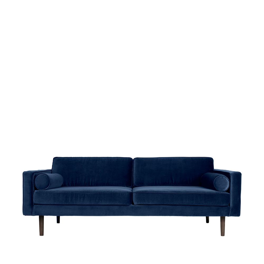 Broste Copenhagen Sofa 'Wind' 31000014 insignia dark blue velvet