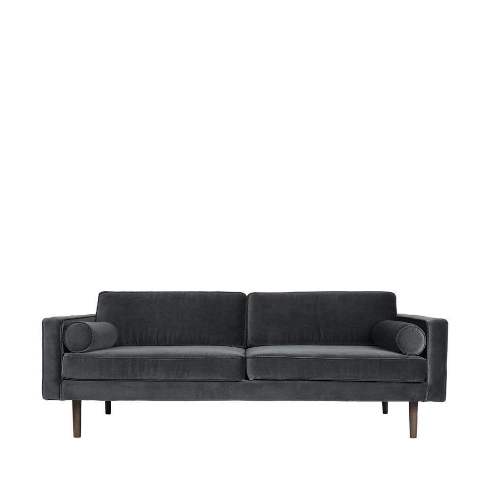 Broste Copenhagen Sofa 'Wind' magnet 31000016 grey velvet
