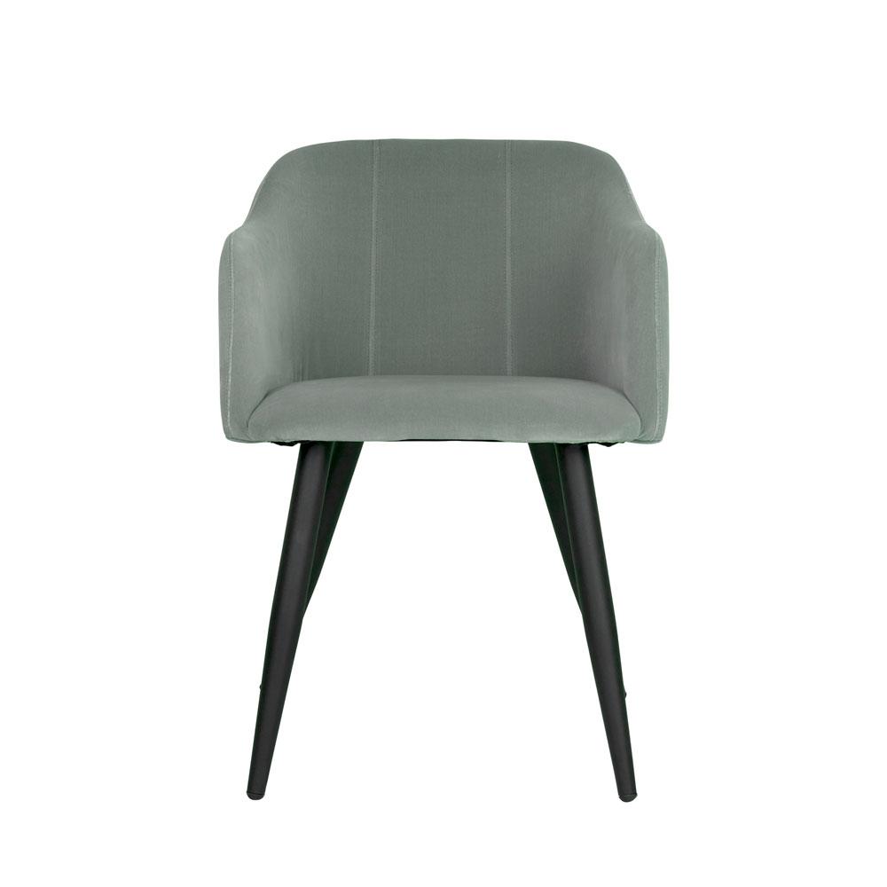 Pernilla chair chinois green Broste Copenhagen Velvet dining chair