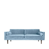 Thumbnail for Broste Copenhagen Sofa 'Wind' 31000092 pastel blue velvet