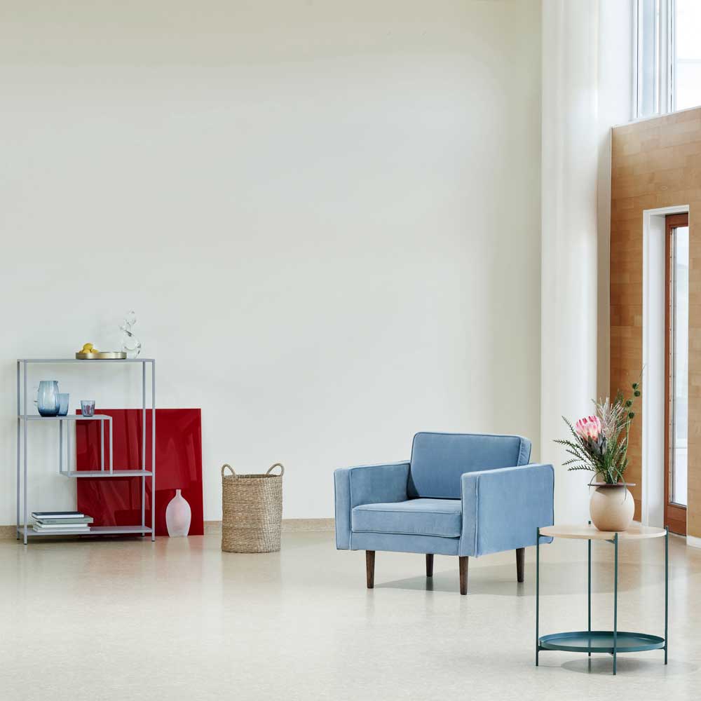 Broste Copenhagen Armchair 'Wind' pastel blue 31000094