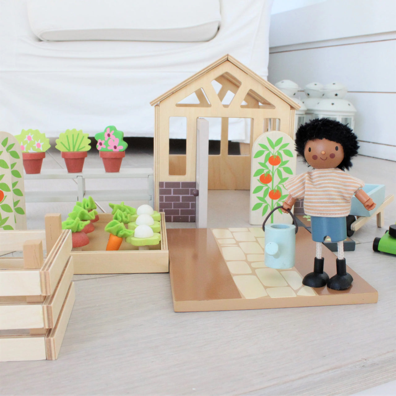 Tender Leaf Toys Greenhouse and Garden Set