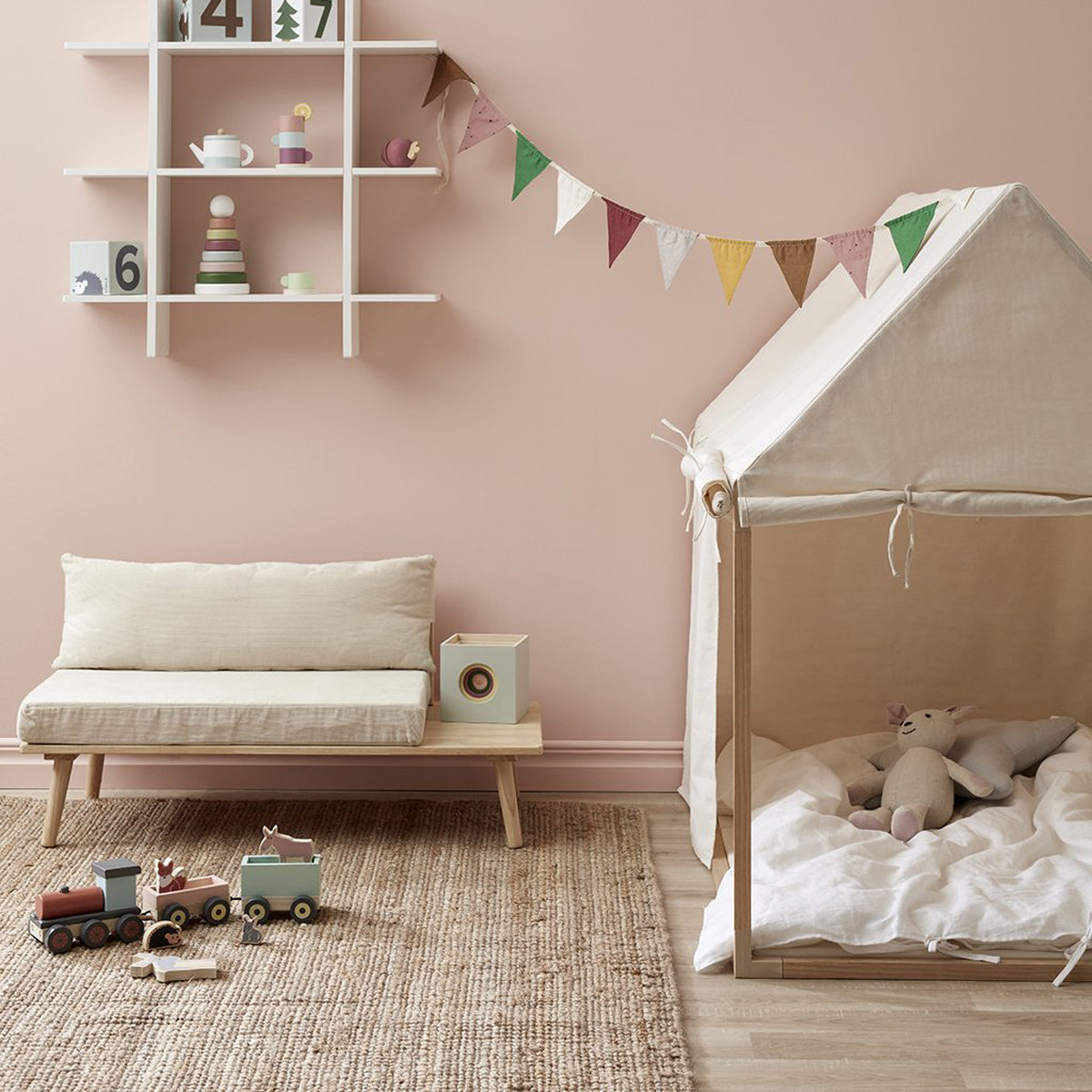 Kids Concept Play house tent off white