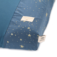 Thumbnail for Nobodinoz Calma waterproof changing mat • gold stella night blue
