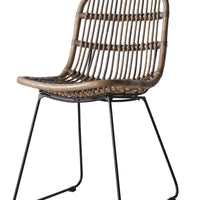 Thumbnail for Folk Interiors Rattan Dining Chair