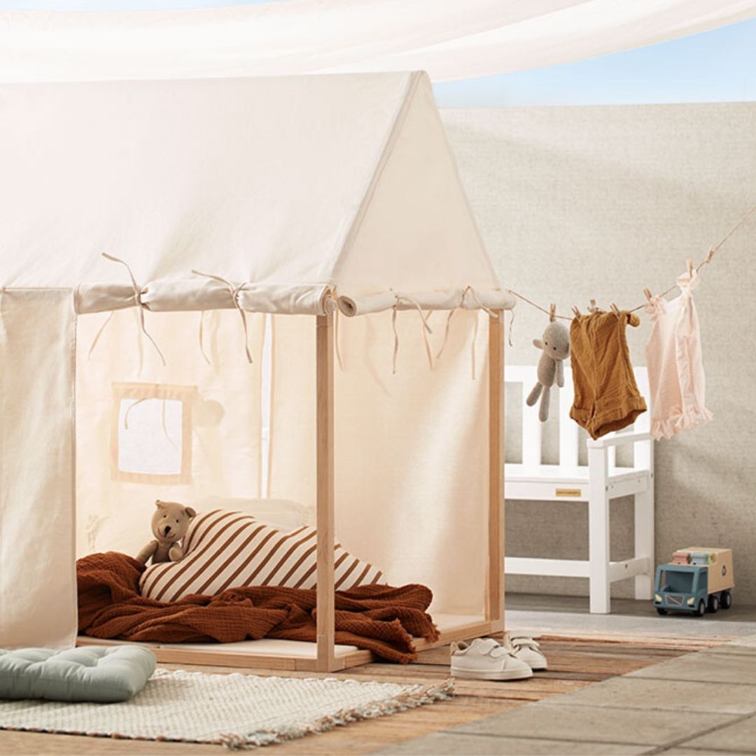 Kids Concept Play house tent off white