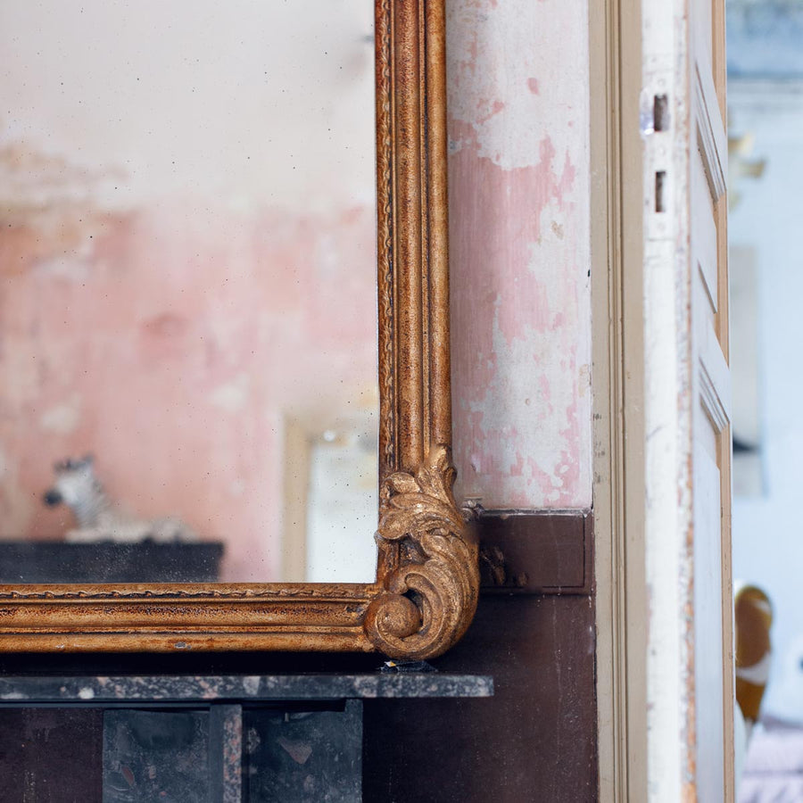 HK Living Limited Edition Gold Mirror Specchio Anticato LMO0012