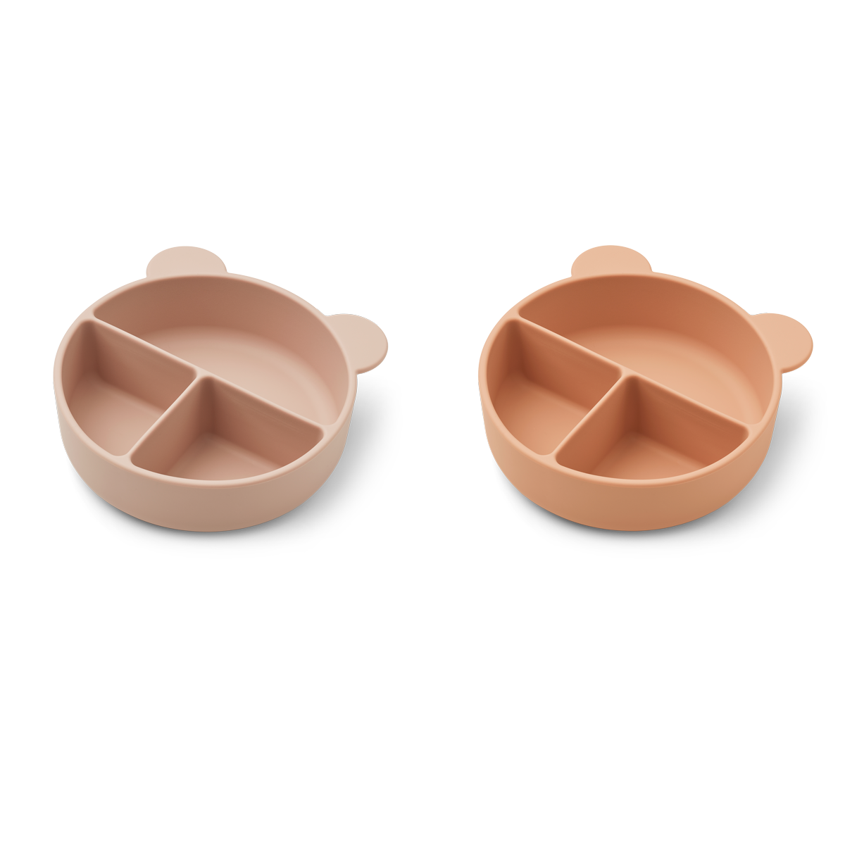 Liewood Connie Divider Bowl 2 pack Rose Mix