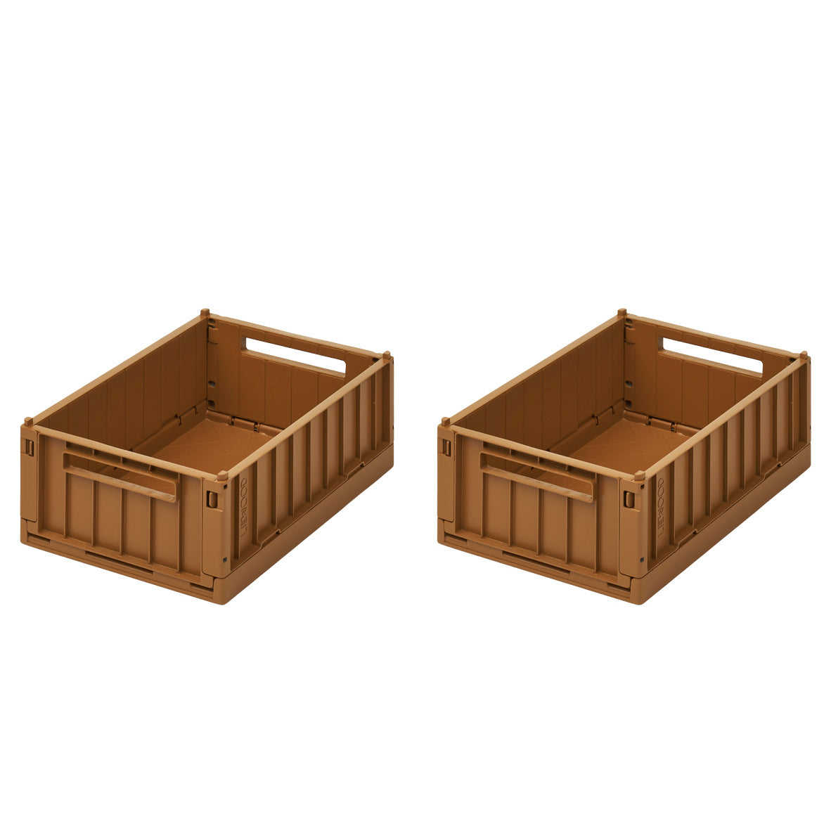 Liewood Weston Small Storage Boxes Golden Caramel Set of 2
