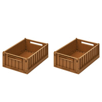 Thumbnail for Liewood Weston Small Storage Boxes Golden Caramel Set of 2