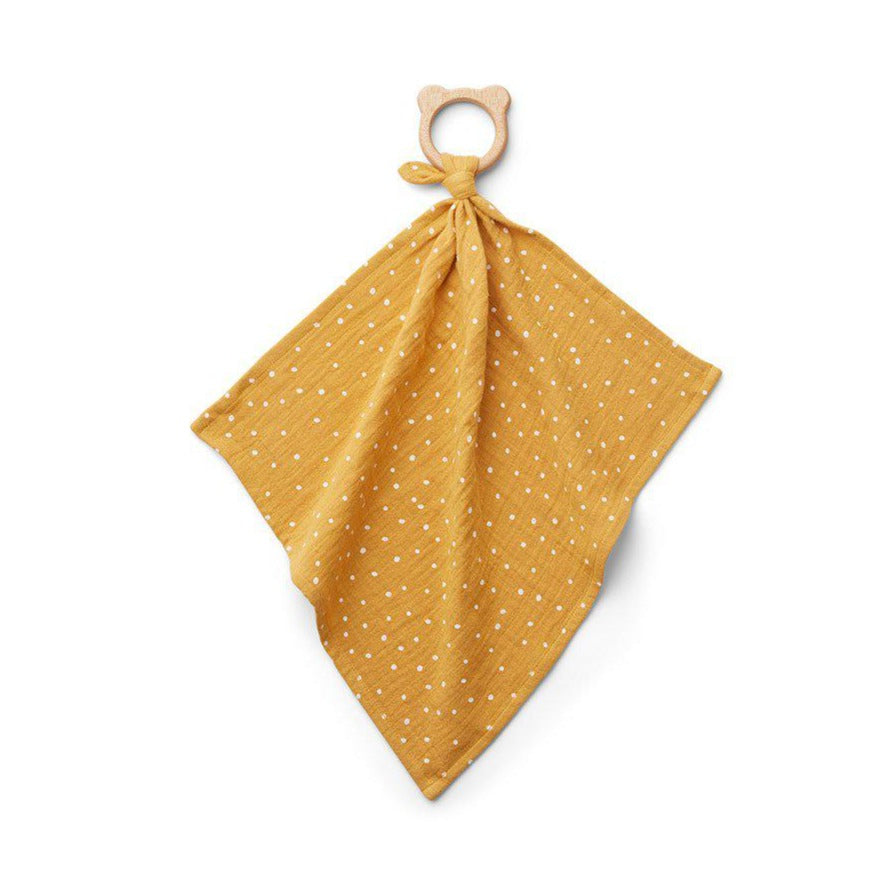 Dines Teether Cuddle Cloth Confetti Yellow Mellow