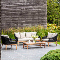 Thumbnail for Luccombe sofa set outdoor acacia wood garden trading
