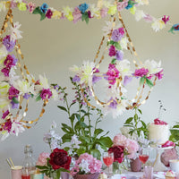 Thumbnail for Meri Meri Lilac blossom chandelier paper flowers