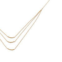 Thumbnail for Nkuku Mura Necklace jewellery handmade with 22 karat gold 25cm drop