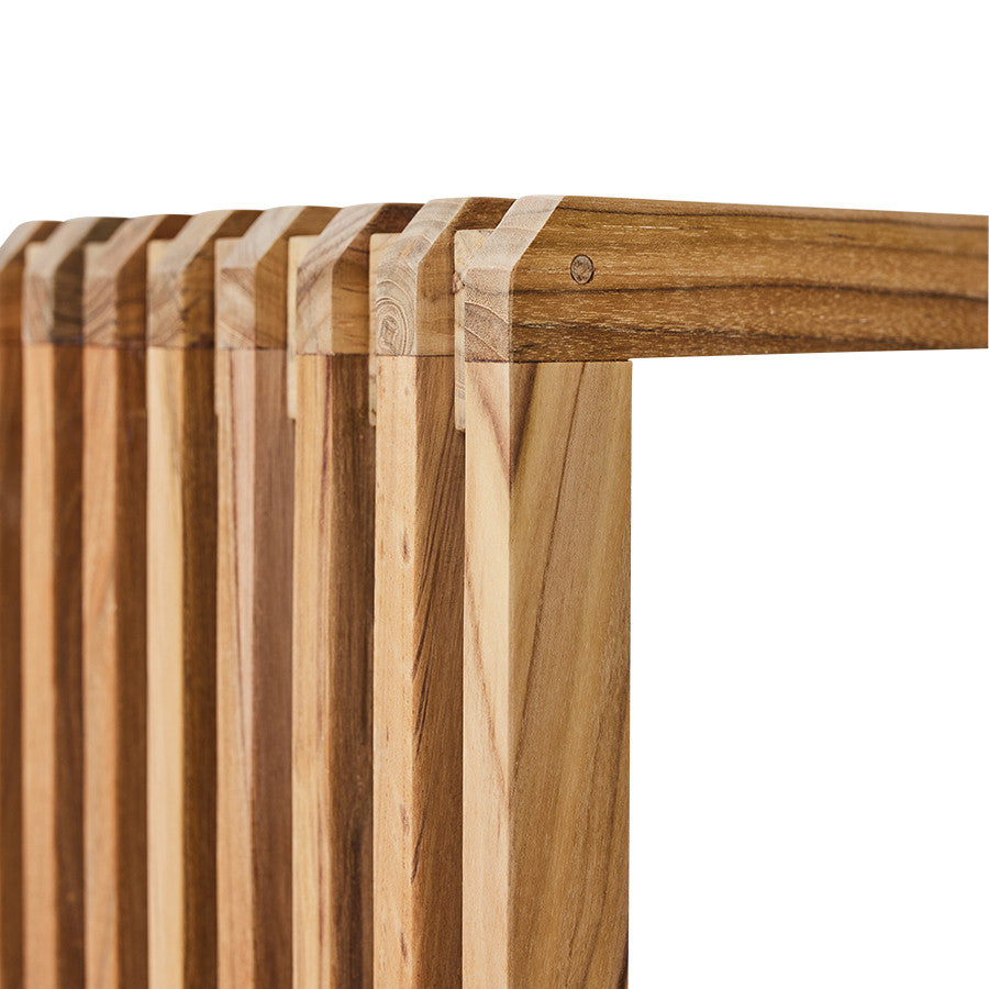 Slatted Bench Teak - 3 Sizes Available