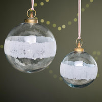 Thumbnail for Nkuku Anara Etched Bauble - Clear