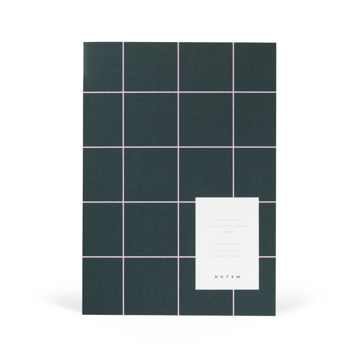 MILO Weekly Planner Book - Dark Green