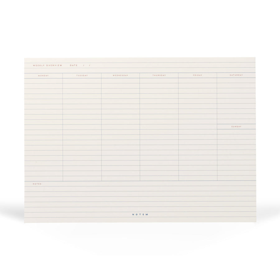 MILO Weekly Planner Notepad