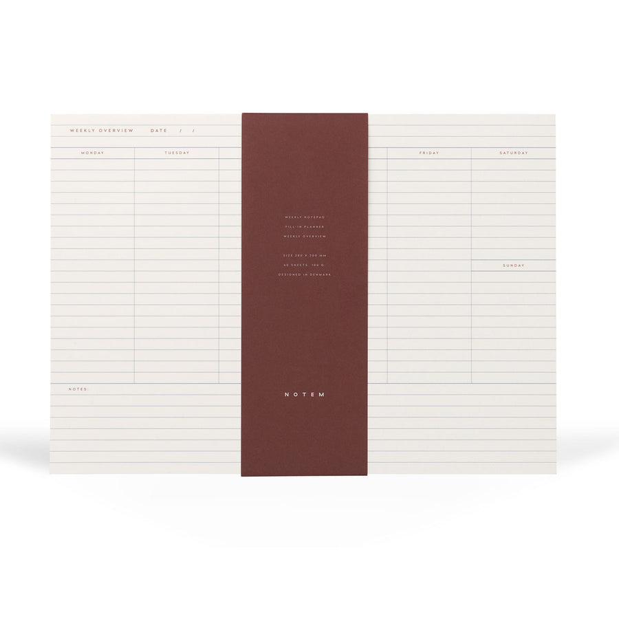 MILO Weekly Planner Notepad