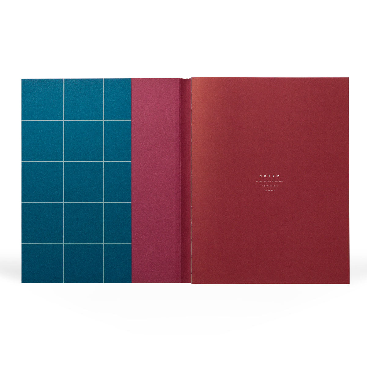 NOTEM UMA Flat Notebook, Large - Dark Blue