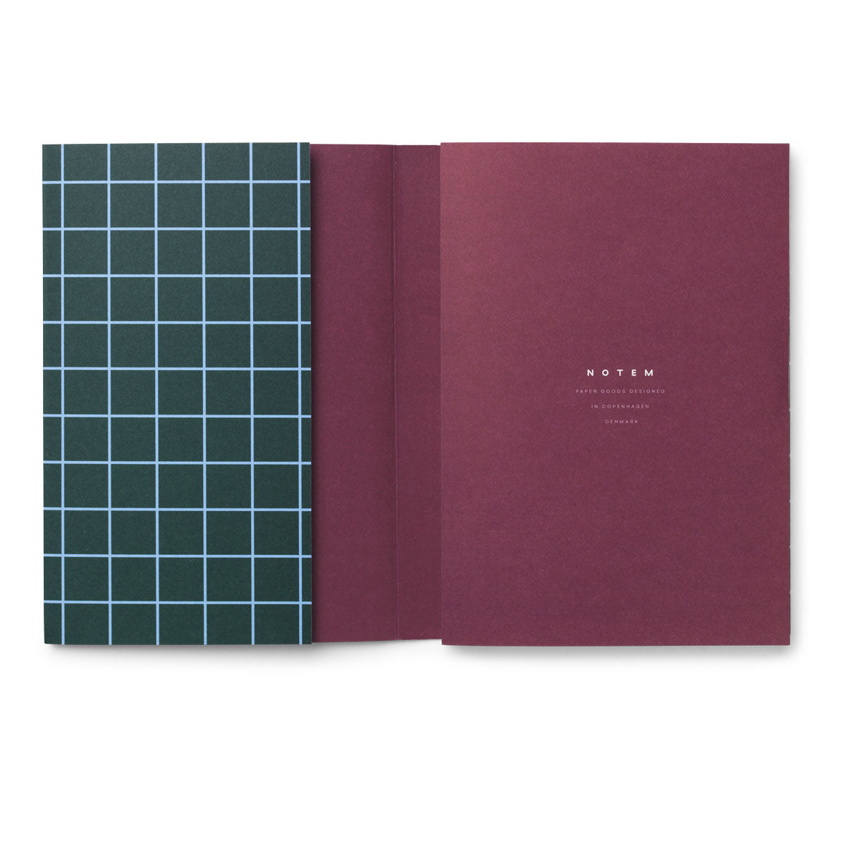 UMA Flat-Lay Notebook, Small - Dark Green
