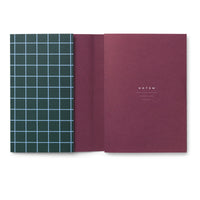 Thumbnail for UMA Flat-Lay Notebook, Small - Dark Green
