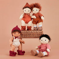 Thumbnail for Olli Ella Dinkum Doll Snuggly knit Toffee