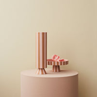 Thumbnail for Oyoy Living design Toppu Tray ceramic cake Caramel pink and mustard