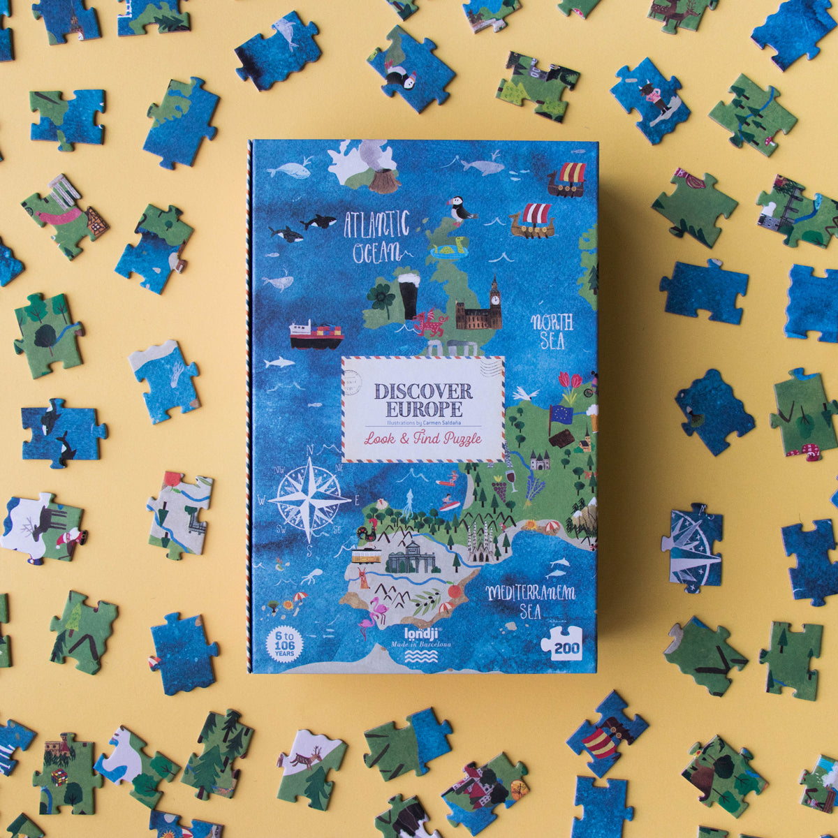 Londji Discover Europe jigsaw puzzle 6 years - 10 years