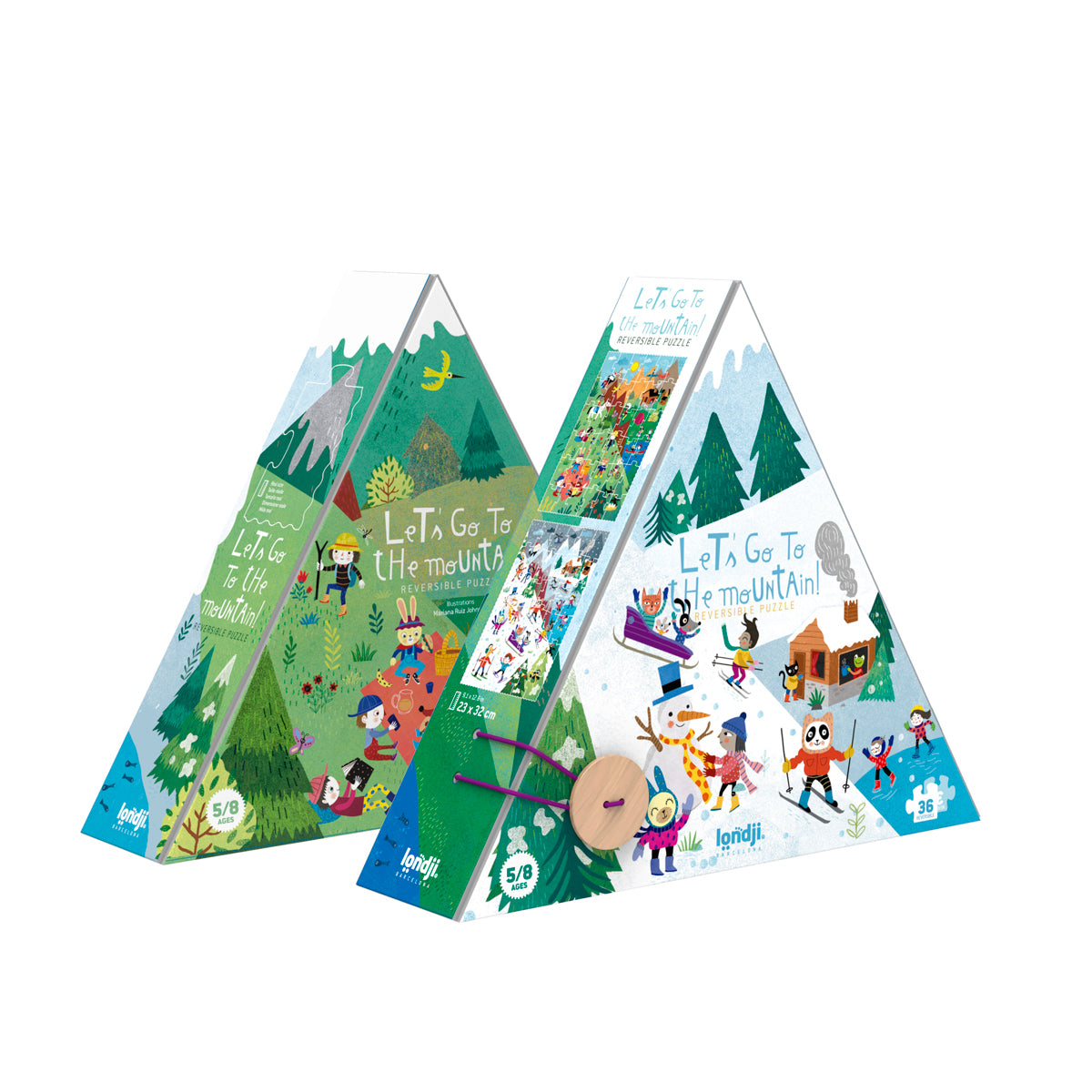 Londji Lets go to the mountain reversible puzzle