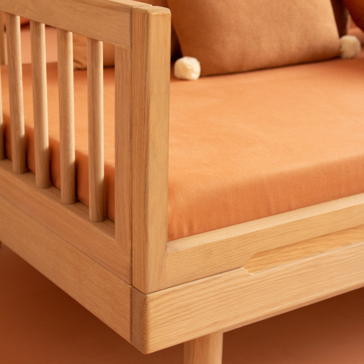 Nobodinoz Pure Oak Wood Junior Bed 