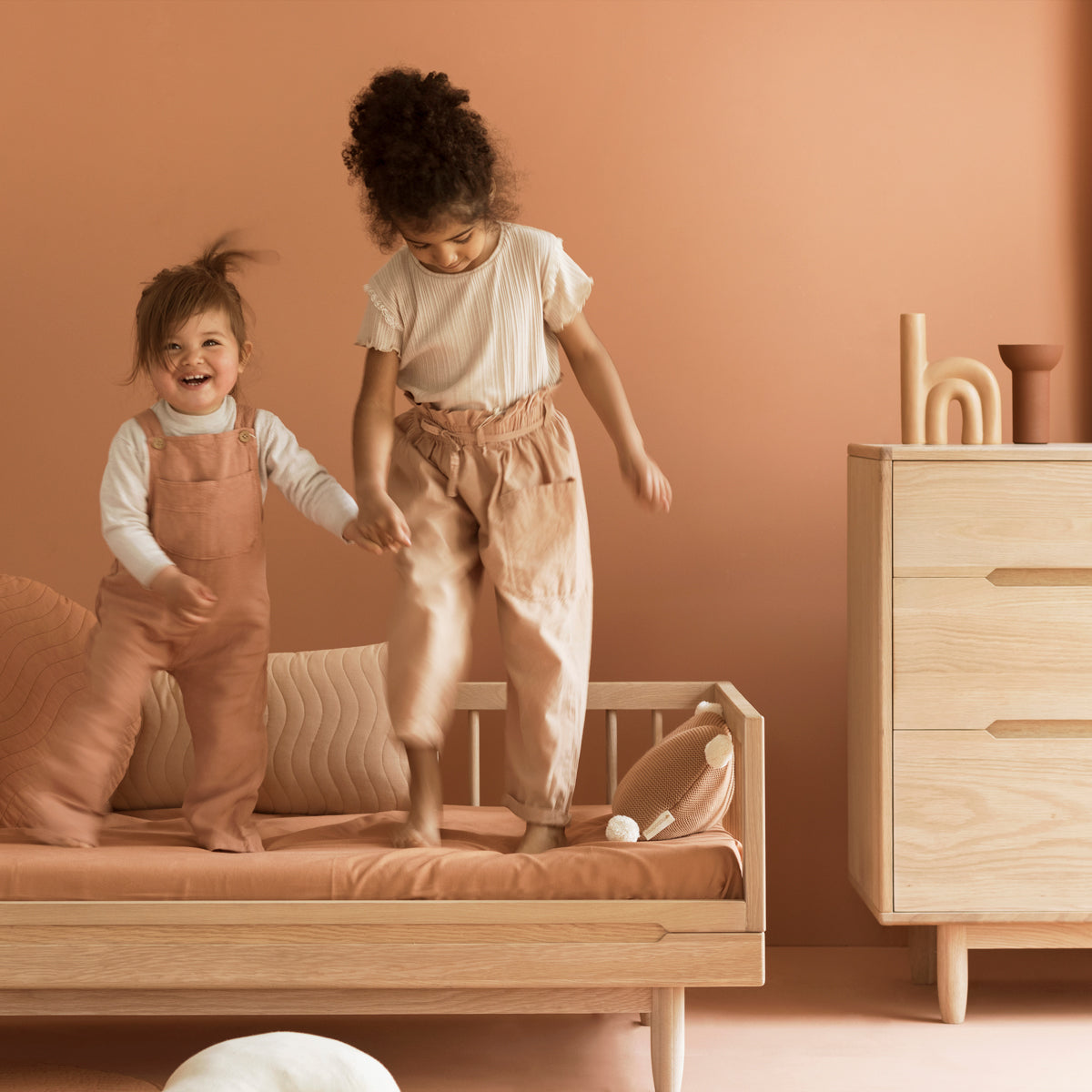 Nobodinoz Pure Oak Wood Junior Bed 