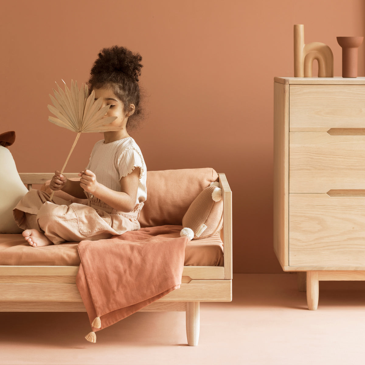 Nobodinoz Pure Oak Wood Junior Bed 