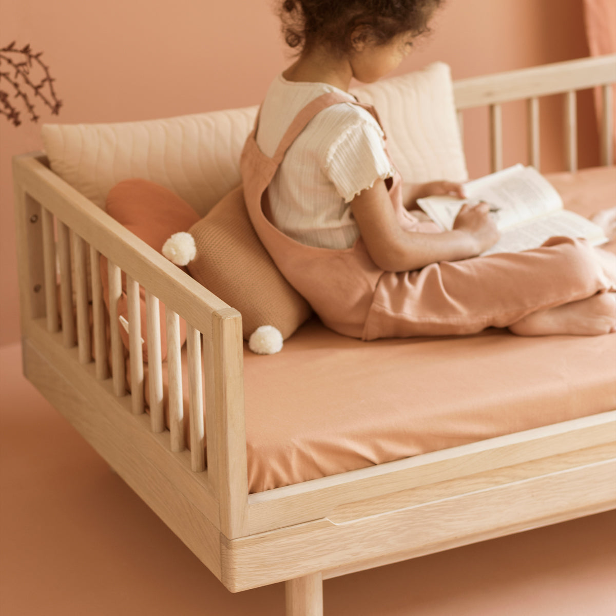 Nobodinoz Pure Oak Wood Junior Bed 