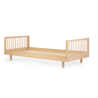 Thumbnail for Pure Oak Wood Single Bed