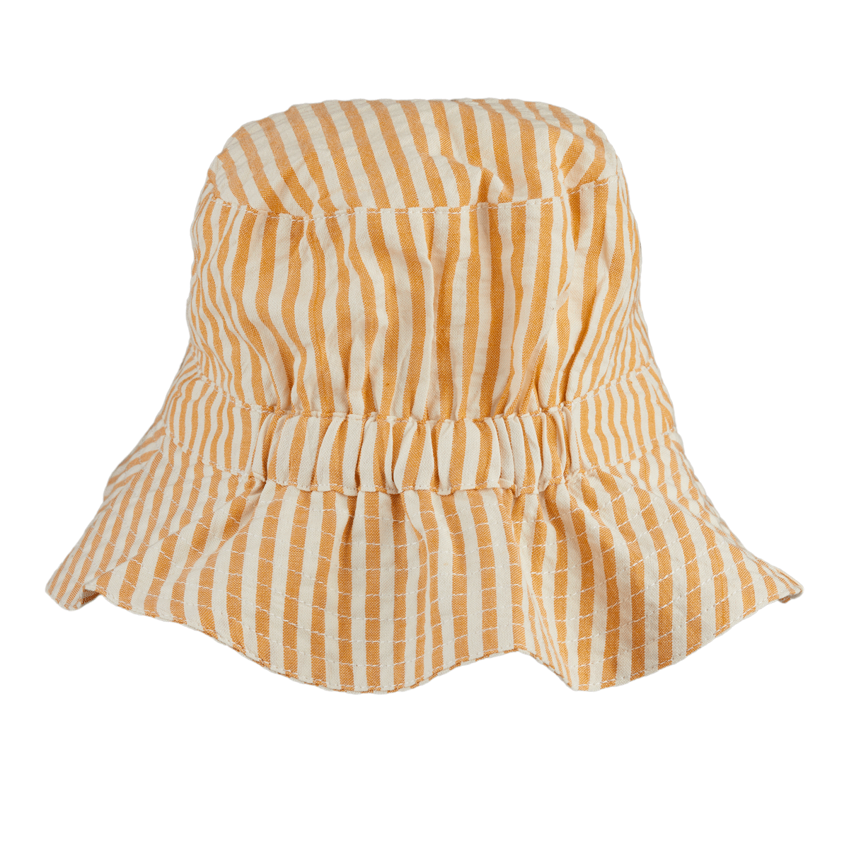 Liewood Sander bucket hat - Y/D stripe: Mustard/white
