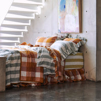 Thumbnail for Society Of Wanderers Fog Stripe Pillowcase Sets French Linen