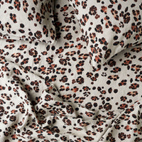 Thumbnail for Society of Wanderers Leopard Flat Sheet French Linen 