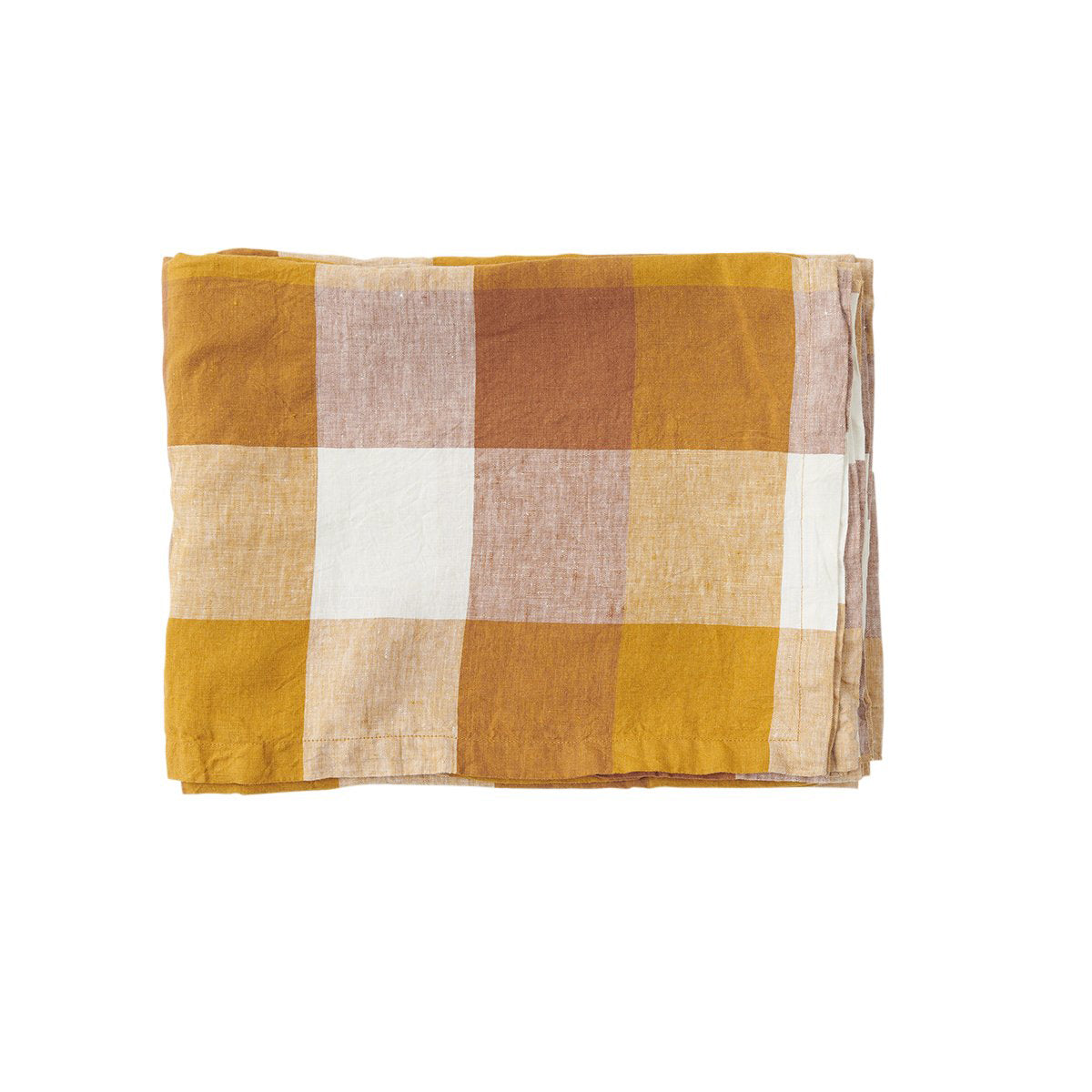 Society of Wanderers Biscuit Check Linen Napkin set