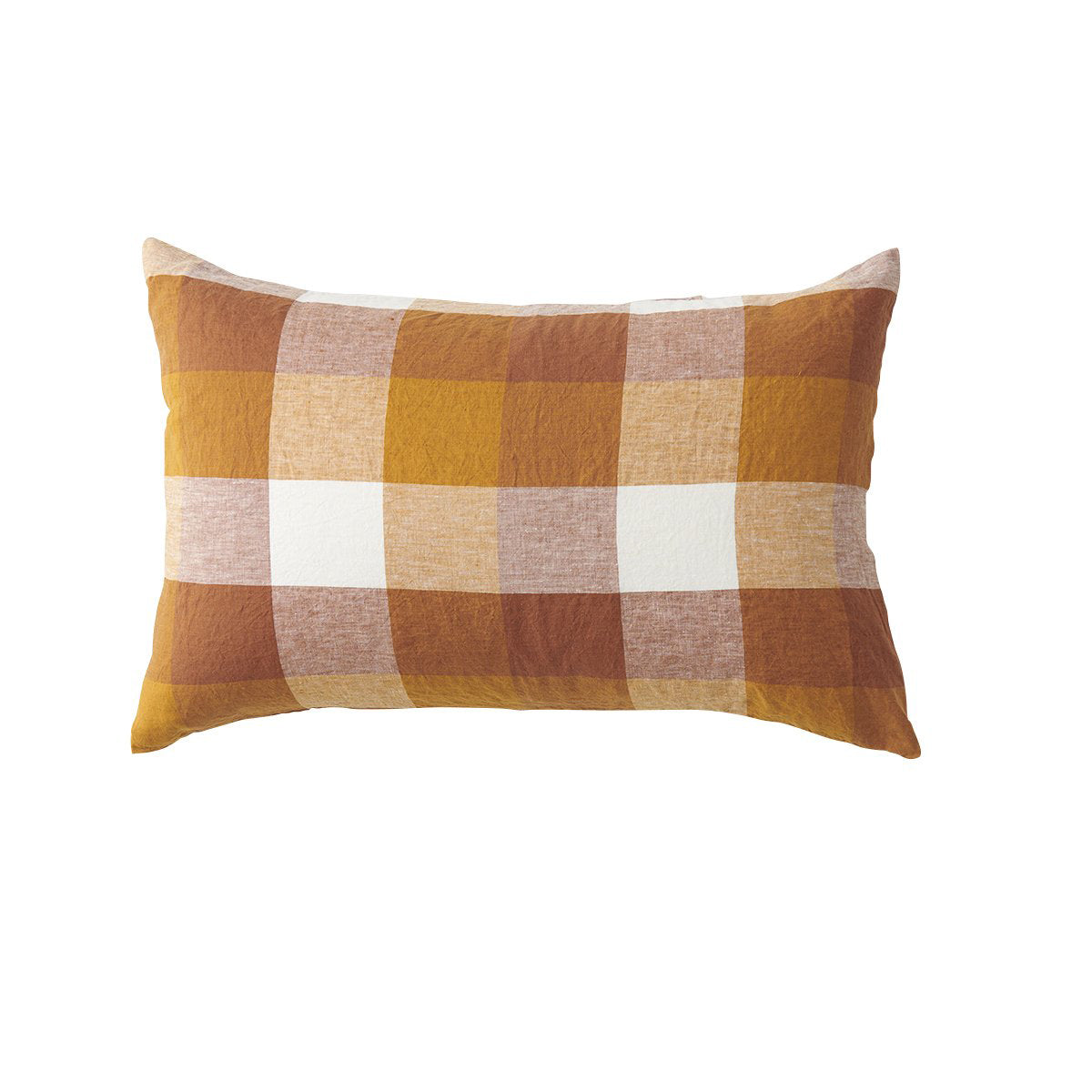 Society of wanderers Biscuit Check Pillowcase Sets