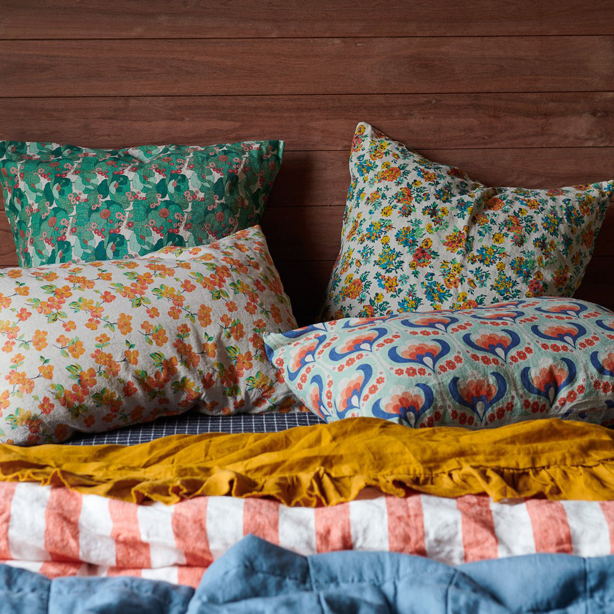 Winifred Floral Pillowcase Sets
